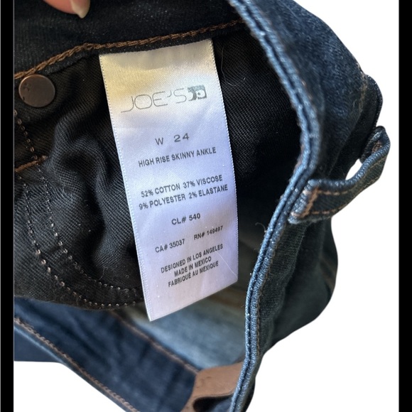 JOE’S JEANS High Rise Skinny Ankle • W Size 24 - Picture 3 of 3
